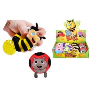 PLUSH JELLY SQUEEZERS GARDEN BUGS (12s)