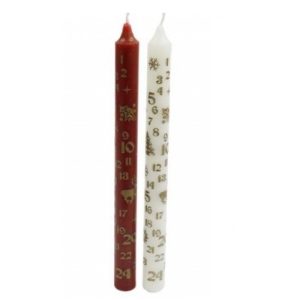 *25cm ADVENT CANDLES (24s)