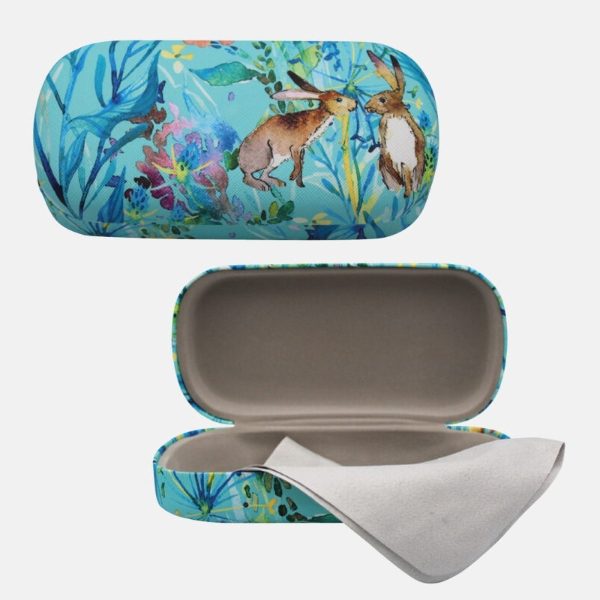 KISSING HARES GLASSES CASE (6s)