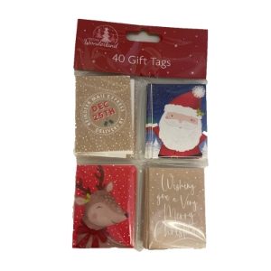 40 CUTE FOLDED GIFT TAGS (12s)
