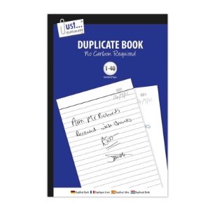 CARBONLESS DUPLICATE BOOK 40 page (12s)