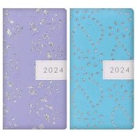 SLIM WTV GLITTER FLORAL DIARY (18s)