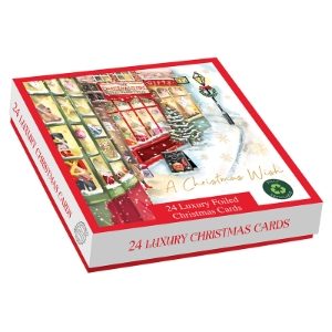 CHRISTMAS SHOPPING SQ. BOX 24 CARDS(24s)