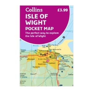 ISLE OF WIGHT COLLINS POCKET MAP 1:50000