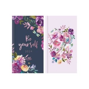 SLIM WTV VINTAGE FLORAL DIARY(18s)