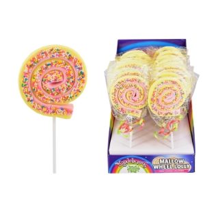 50G MALLOW CATHERINE WHEEL LOLLY (24s)