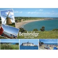 POSTCARD: BEMBRIDGE MULTI VIEW