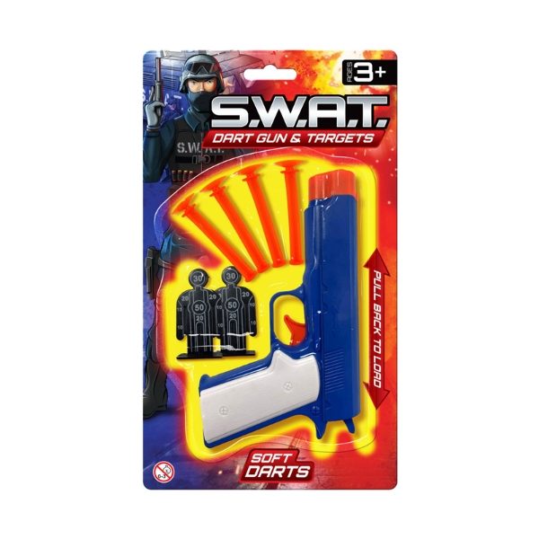 SWAT TARGET GUN AND DART SET (24s)