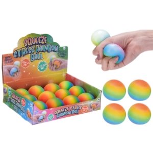 60MM SQUEEZE RAINBOW BALL DB (12s)