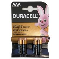 DURACELL BATTERIES 4 x AAA (10s)