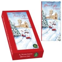 A XMAS CHOIR PREM. BOX 12 CARDS(12s)