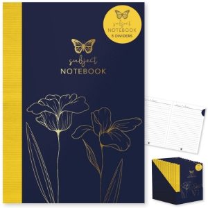 BUSY LIFE NOTEBOOK W.DIVIDERS CDU (12s)