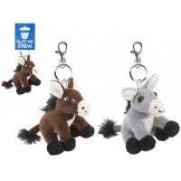 9CM DONKEY CLIP ON KEYRING (96s)