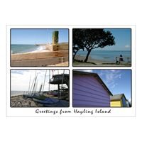POSTCARD: HAYLING ISLAND GREETINGS FROM
