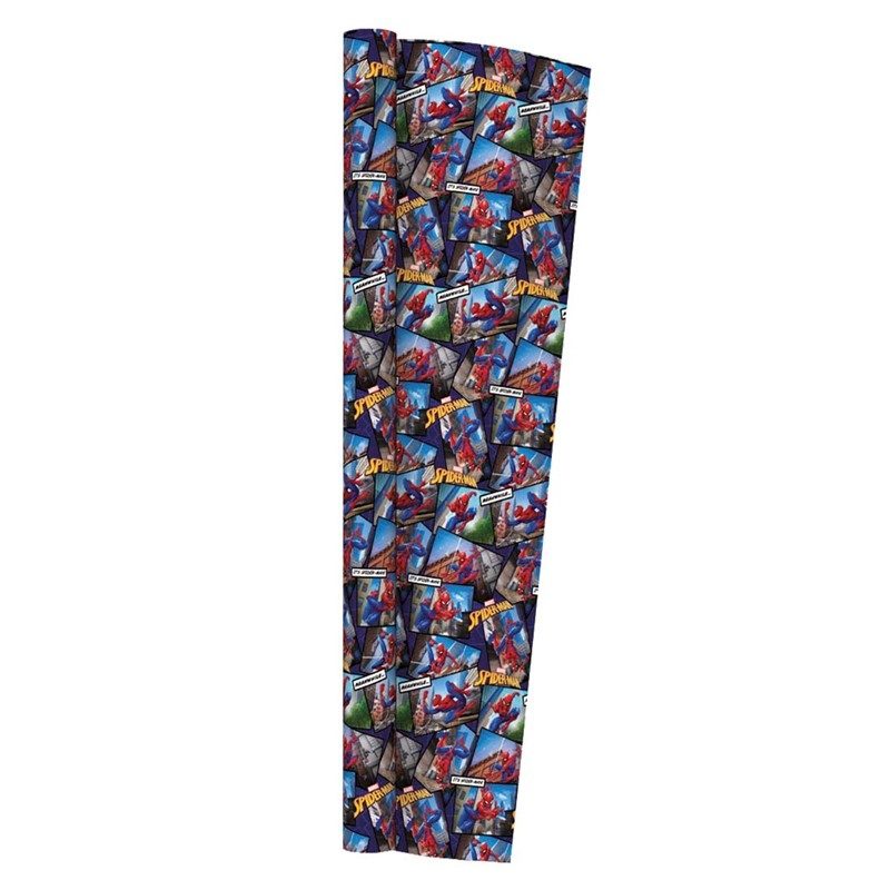 2m MARVEL SPIDER-MAN ROLL WRAP (15s) - W J Nigh and Sons Ltd