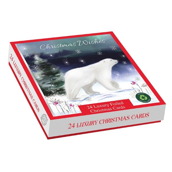 WINTER WONDERLAND SQ. BOX 24 CARDS(24s)