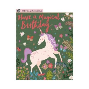 ECO NATURE MAGICAL BIRTHDAY UNICORN (6s)