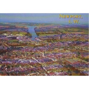 POSTCARD: NEWPORT FROM THE AIR & RIVER*