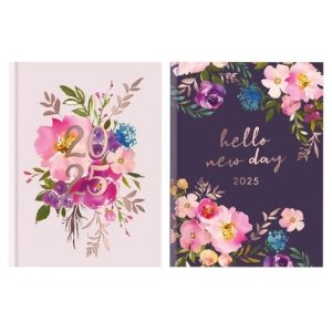 A5 WTV VINTAGE FLORAL DIARY(12s)