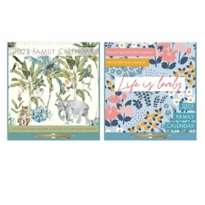 L/S SEASIDE/FLOWERS FAMILY PLANNER (12s)