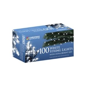 100 WHITE LED STRING LIGHTS (6s)