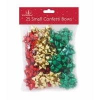 BAG 25 S/S CONFETTI BOWS TRAD (12s)