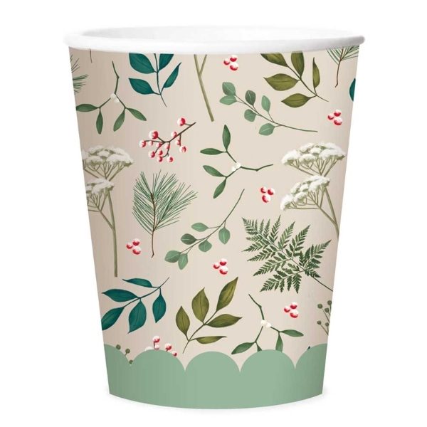 Pk.8 TRADITIONAL PAPER CUPS (12s)