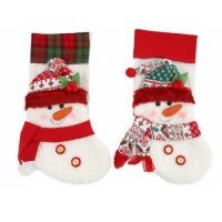 DELUXE SNOWMAN STOCKING 54cm(12s)