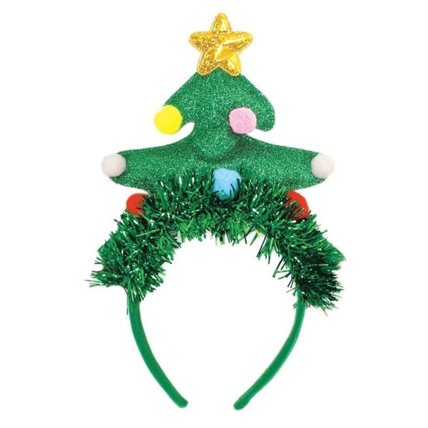 CHRISTMAS TREE HEADBAND (12s)