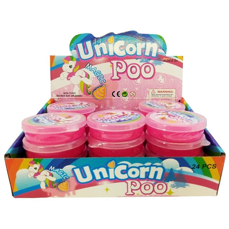 3 Unicorn Poo Putty