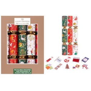 10 LUX.12 DAYS OF XMAS CRACKERS 14"(12s)