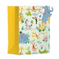 L/S SAFARI ANIMALS GIFT BAGS (6s)