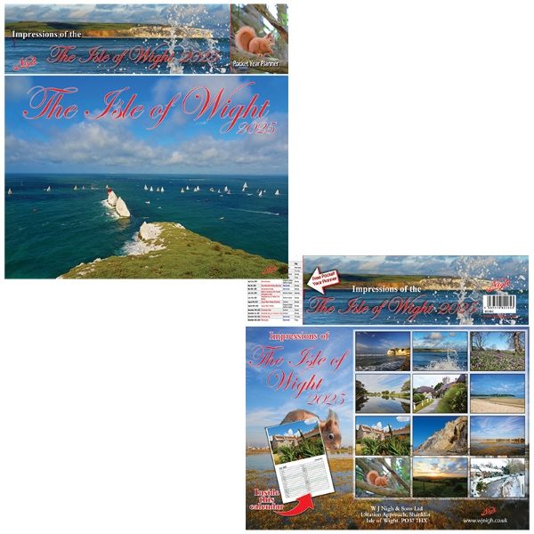 ISLE OF WIGHT IMPRESSIONS CALENDAR A4