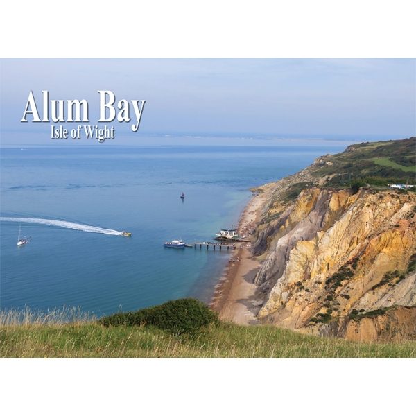 POSTCARD: ALUM BAY COLOURED CLIFFS