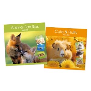 ANIMAL FAMILIES SQUARE CALENDAR (12s)