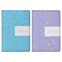 POCKET WTV GLITTER FLORAL DIARY (18s)