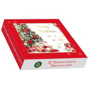 O CHRISTMAS TREE L/SQ.BOX12 CDS(12s)