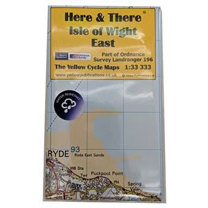 HERE & THERE IW EAST YELLOW CYCLE MAP