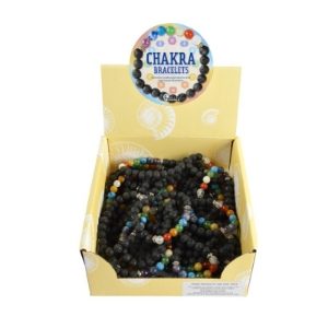 CHAKRA BRACELETS IN DISPLAY BOX (30s)