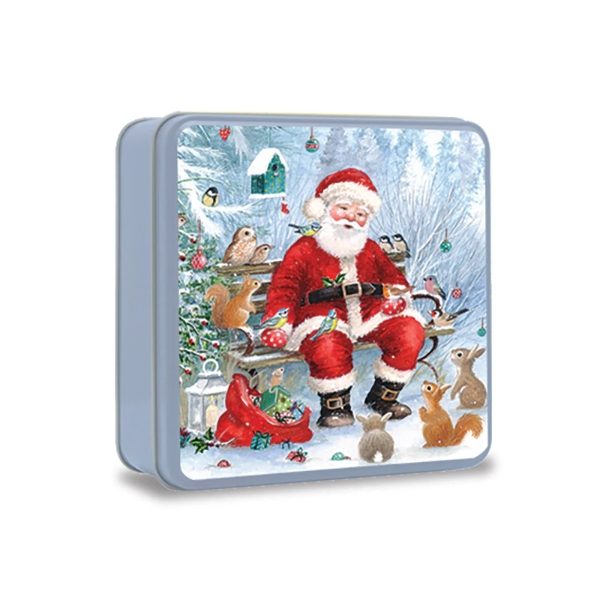 160g SANTA & WOODLAND FRIENDS TIN (6s)