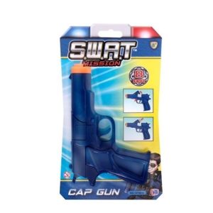 SWAT 8 SHOT CAP PISTOL CARDED (12s)