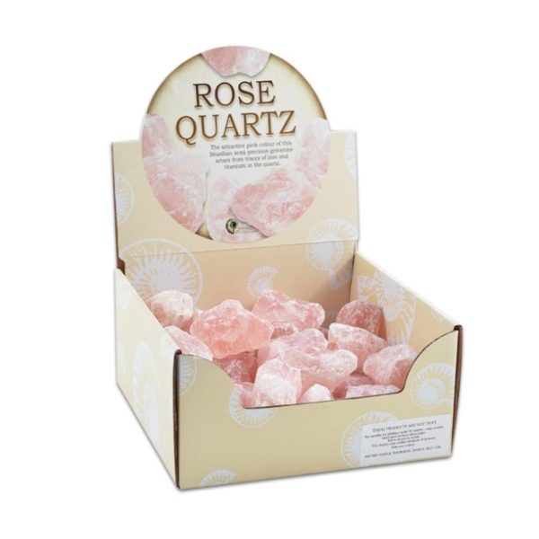 ROSE QUARTZ STONES IN D/BOX (50s)