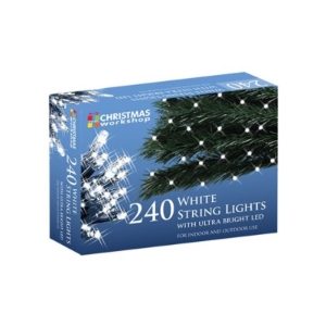 240 WHITE LED STRING LIGHTS (6s)