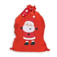 BASIC SANTA SACK 50 x 60cm (12s)