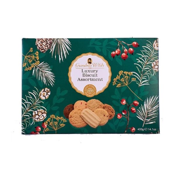 400g LUXURY XMAS BISCUIT ASSORTMENT(12s)