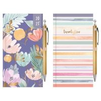 SLIM WTV WOODLAND DIARY W. PEN (12s)